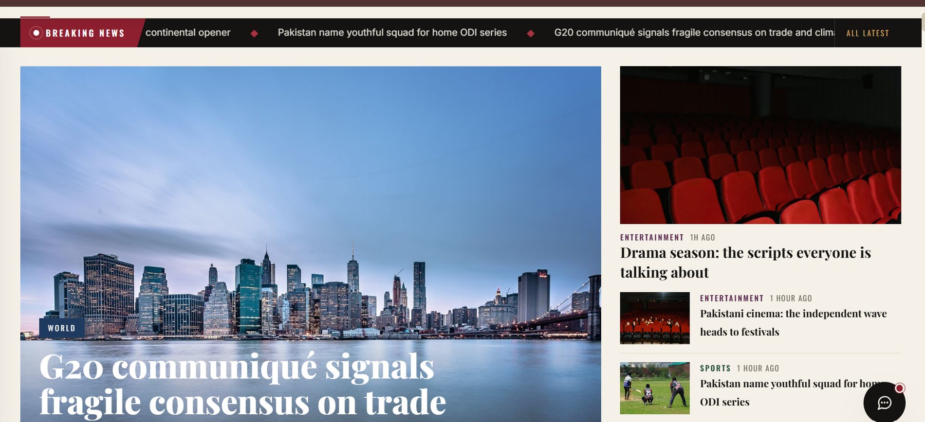News & Media Portal — Digital News & Publishing | project by AH Systems